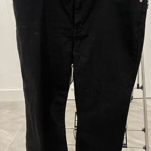 J Crew Demi Boot Crop Black Pants